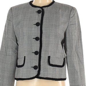 Norton McNaughton Plaid Jacket with trim 10
